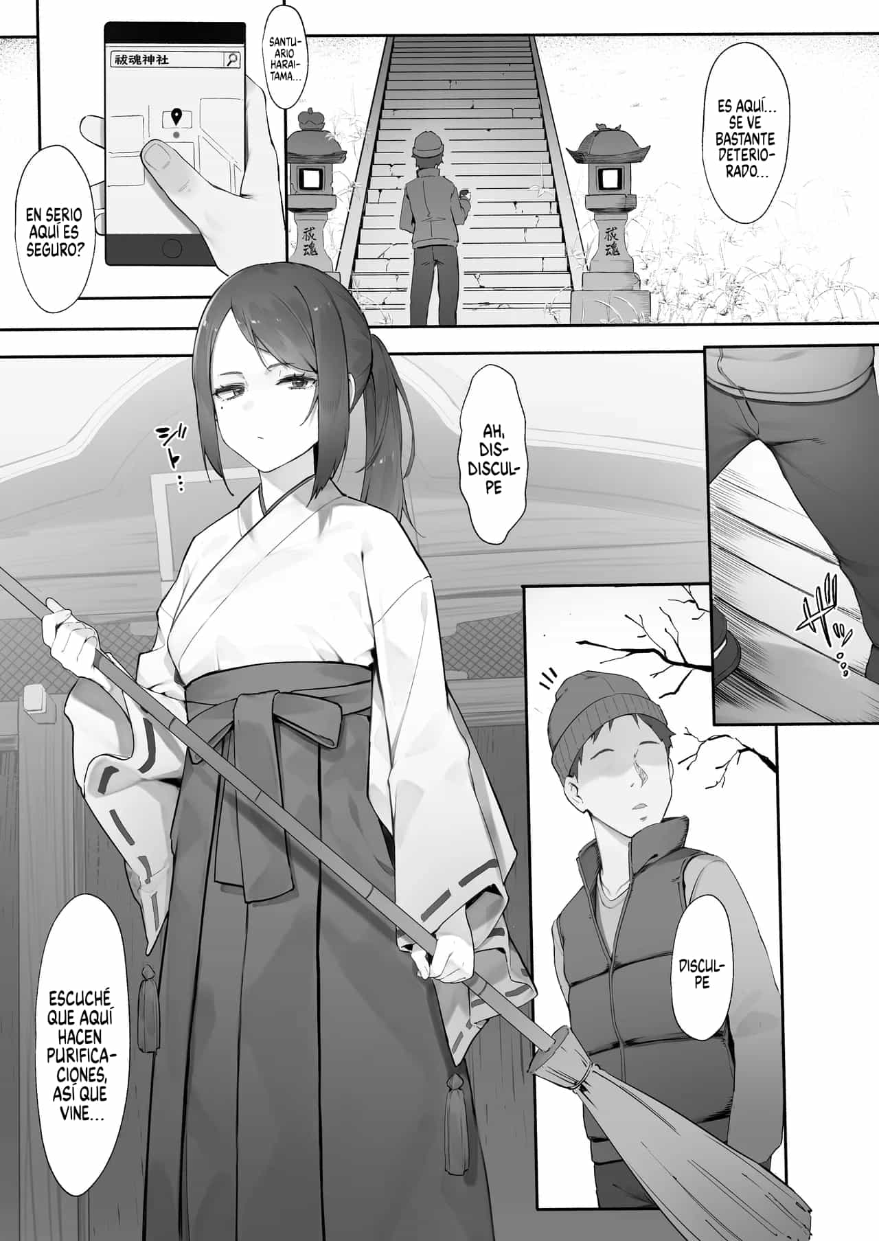 Shinrei Spot ni Ittara Yabbai no ga Tsuita node Nekosogi Suidashite Morau｜Fui a un Lugar Embrujado y Algo Terrible me Poseyó, Así que me lo Sacaron a Corridas page 2 full