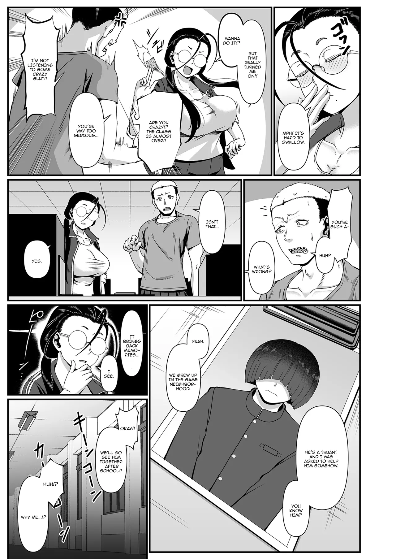 Yariman!  ~Yairi Mitsuko Sensei no Sei Katsu Shidou~ | Slut!  ~ Yairi Mitsuko-sensei's Life Guidance ~ page 9 full