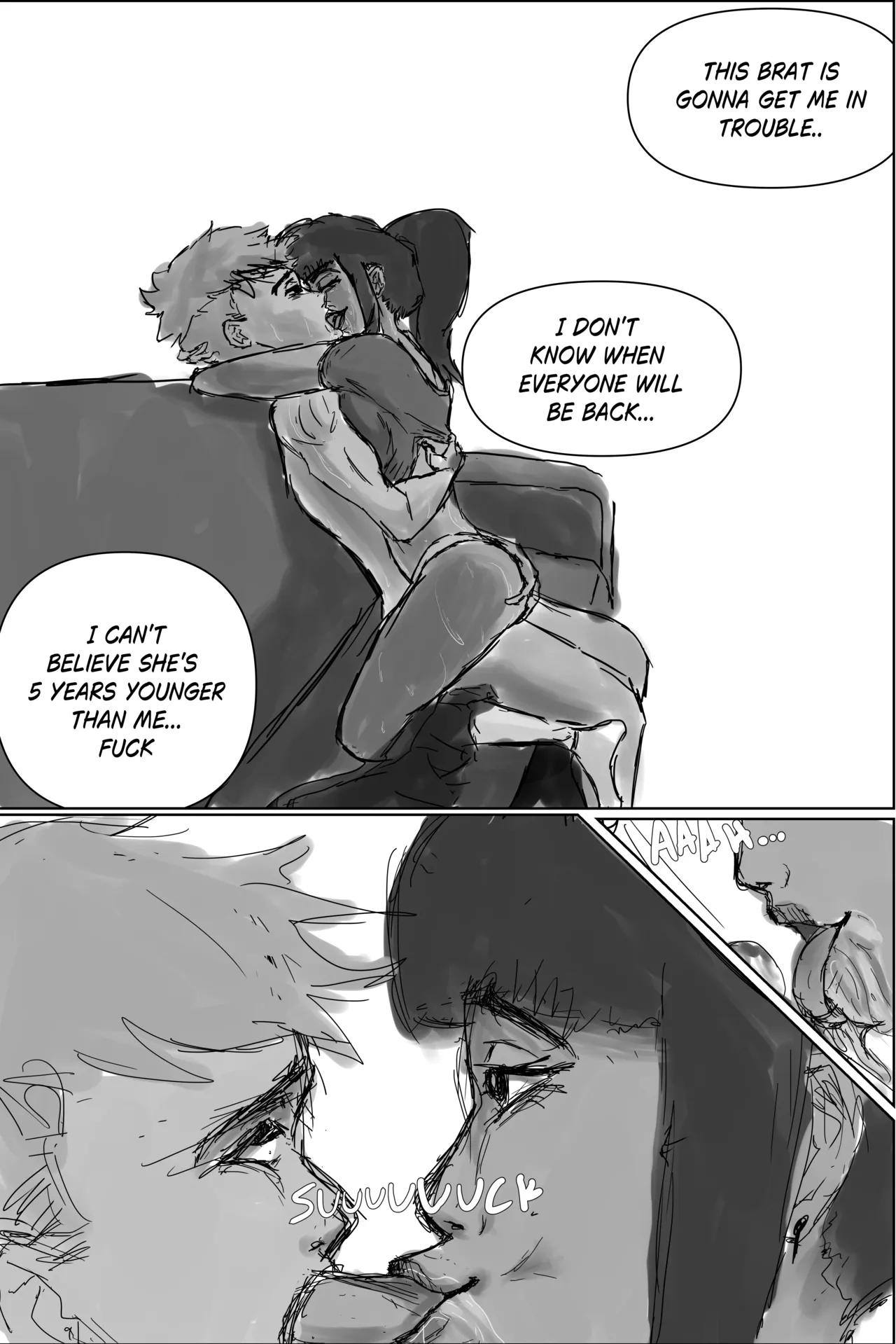 Sis-Fre - My Sister's Friend Came Over in the Middle of Summertime page 4 full