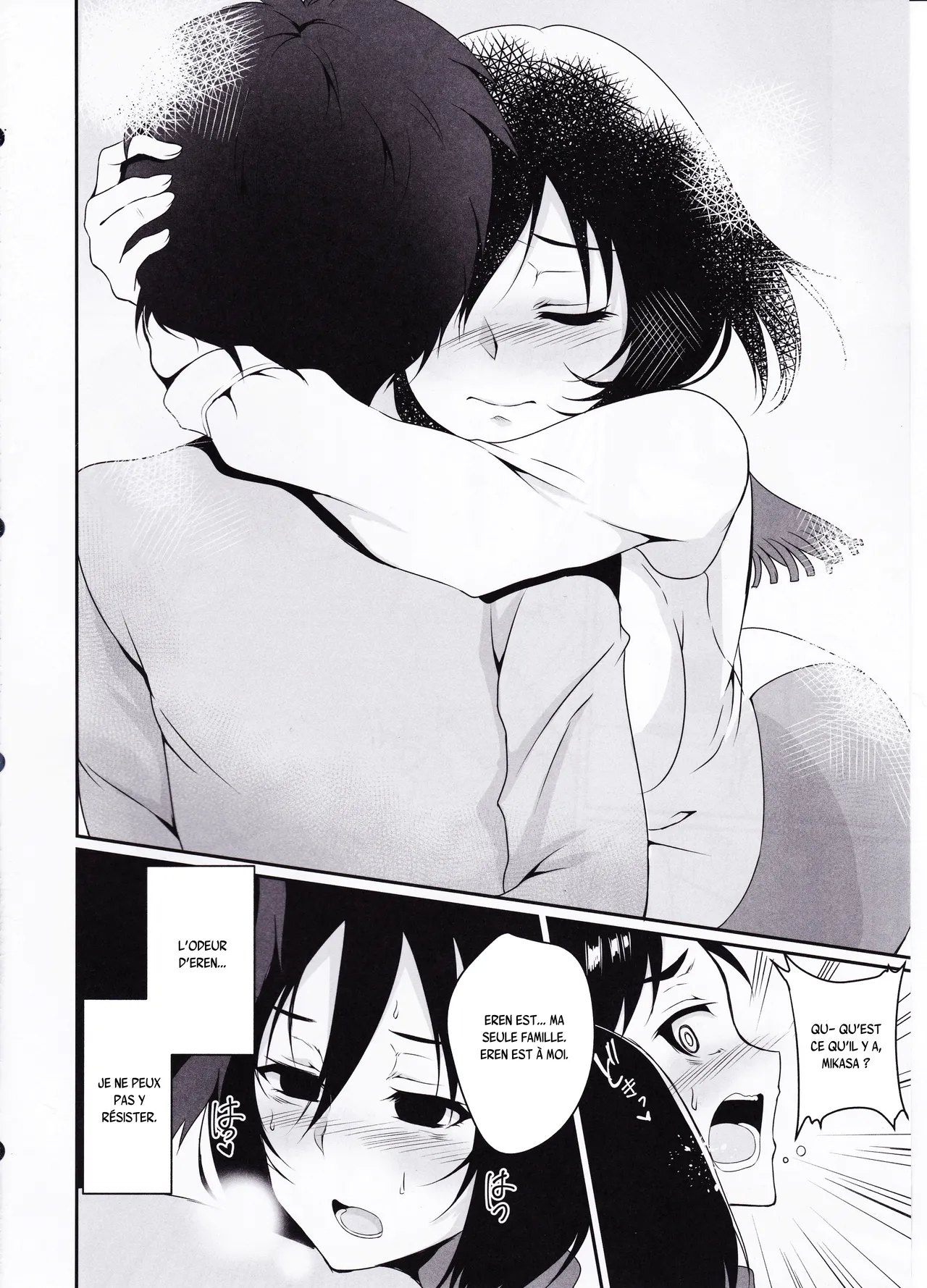 Eren ga Mikasa ni Osowareru Hon page 12 full