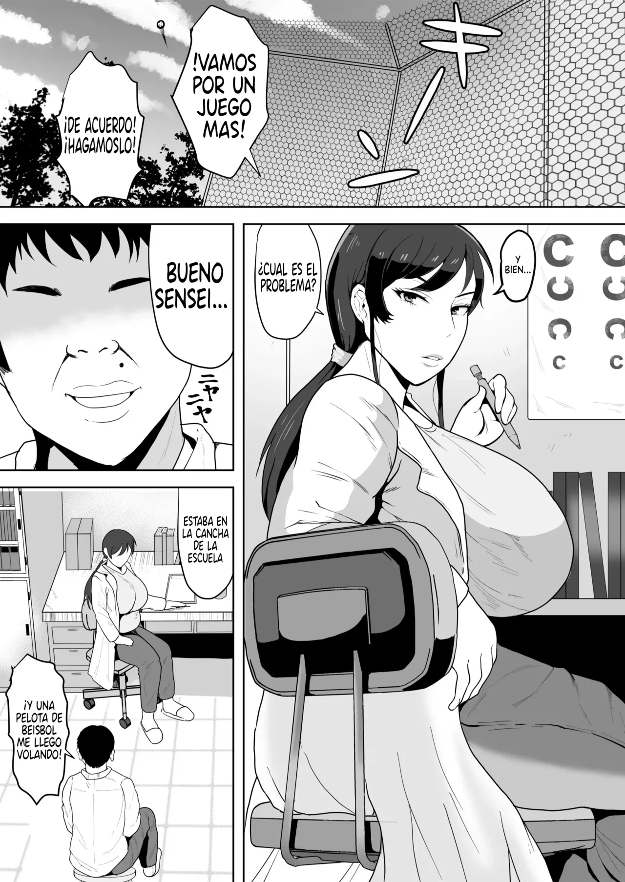Hoken no Sensei Shinobu, 37 Sai, K-Cup ~Sei ni Mezameta Toshima no Mesu~｜Shinobu-sensei, Enfermera Escolar de 37 Años, Copa K ~Una Madurita que Despertó su Sexualidad~ page 2 full