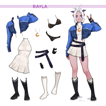 [Olena Minko] Rayla in Modern Outfit (The Dragon Prince) cover
