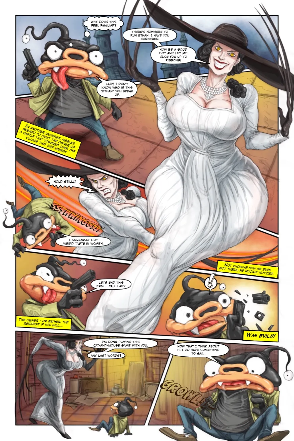 Nibbler Side Vore Story: A Tasty Resident page 2 full