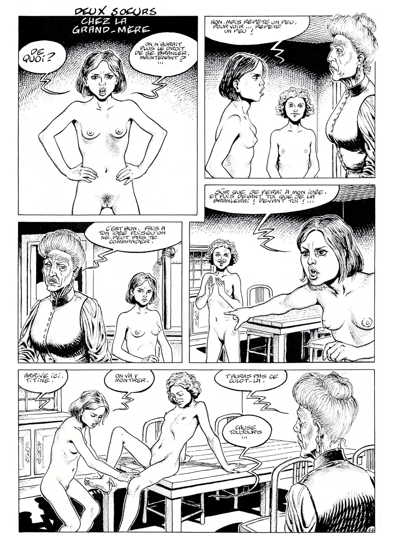 Jacobsen  & Pierre Louÿs - Dialogues de Courtisanes : Deux sœurs chez la grand-mère page 2 full