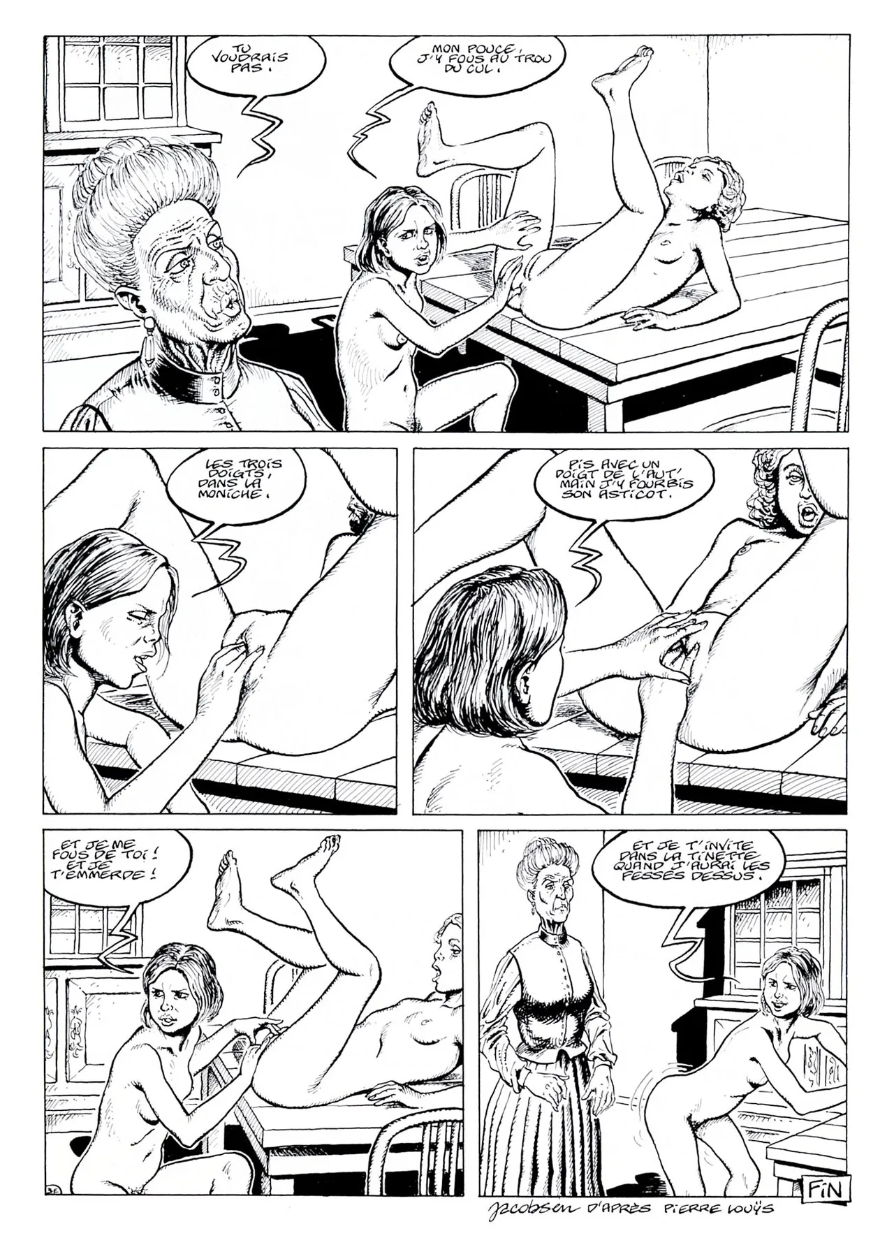 Jacobsen  & Pierre Louÿs - Dialogues de Courtisanes : Deux sœurs chez la grand-mère page 4 full