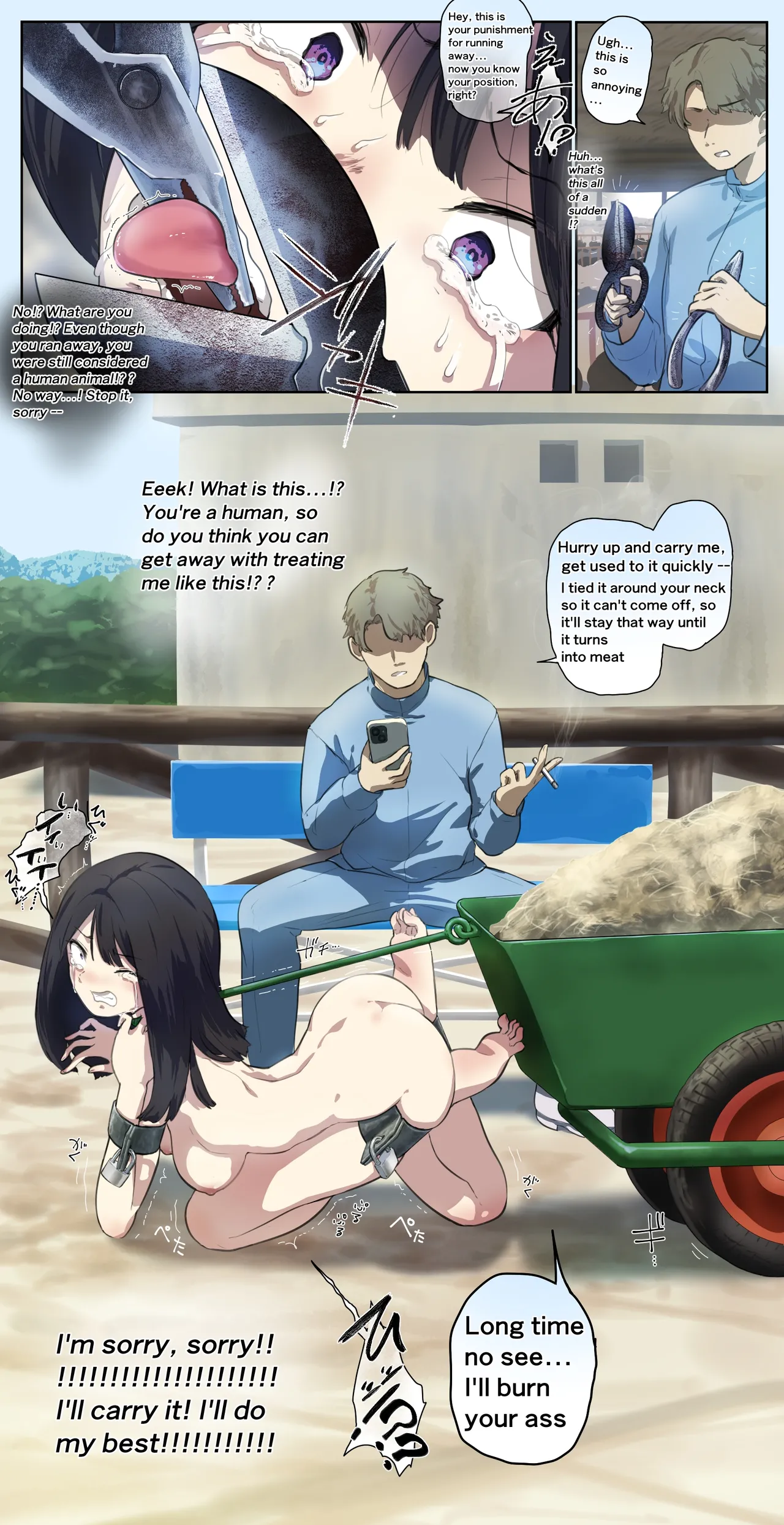 Mistaken for a humans livestock being when she borrowed my shower without permission page 2 full