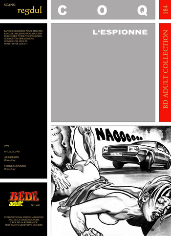 [Bédé Adult 184] Bruno Coq [= Pitek] - L'Espionne cover