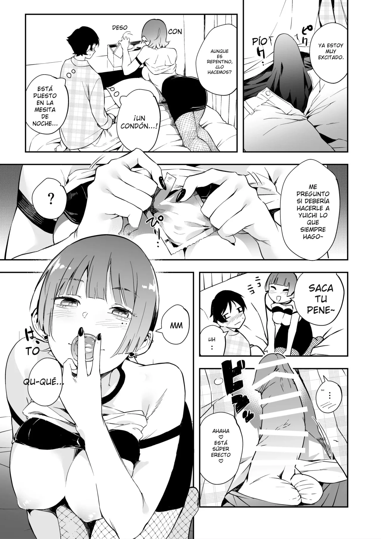 Tomodachi no Kanojo to 3P Suru Hanashi｜La Novia De Mi Amigo page 8 full
