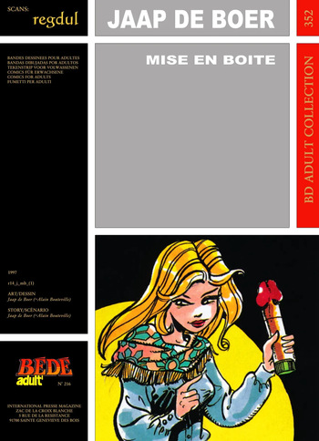 [Bédé Adult 352] Jaap de Boer [= Bruno Bouteville] - Mise en Boite cover