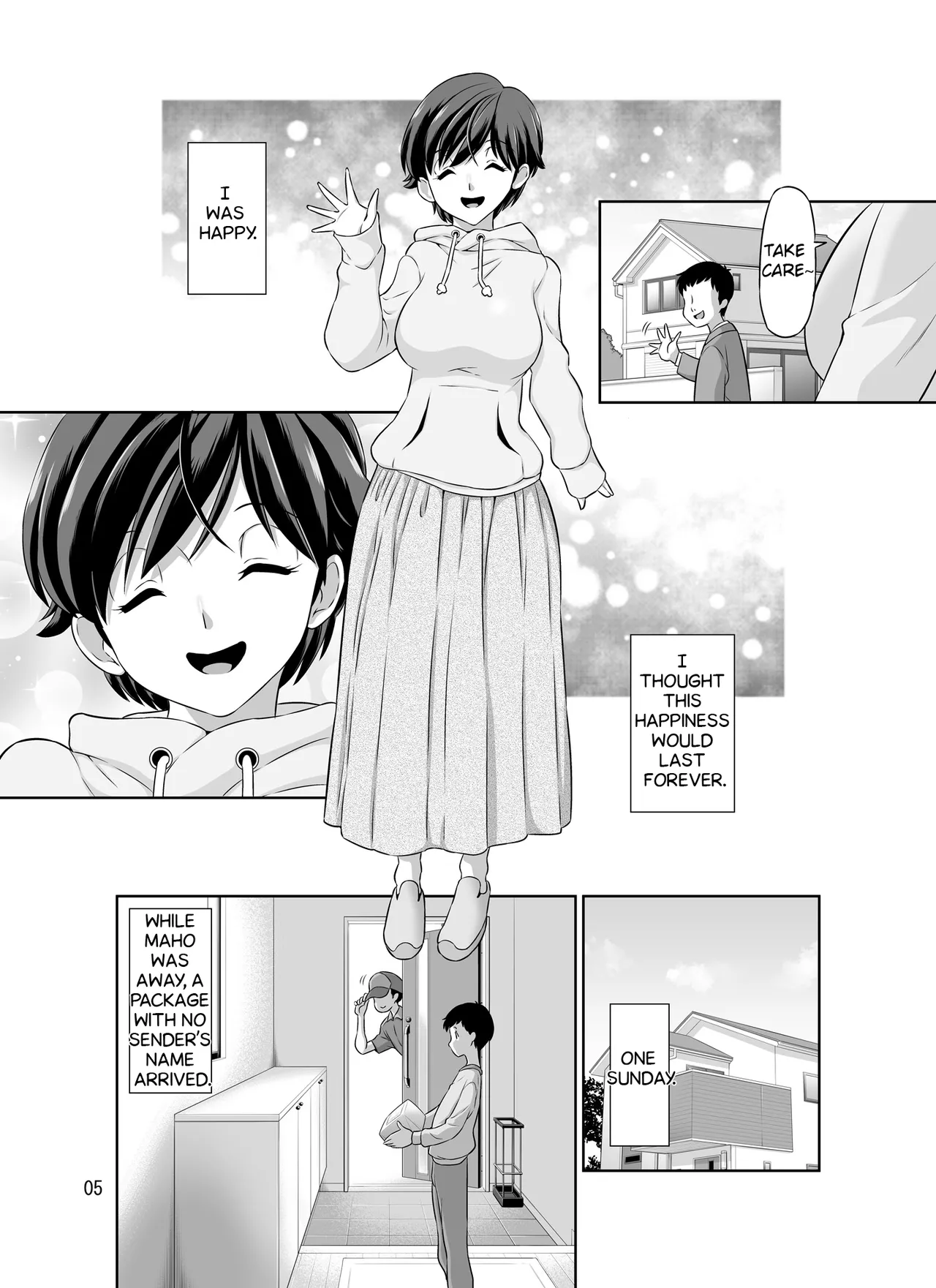 Hitozuma Maho-san no Netorare Video Letter | Married Woman Maho's Cuckold Video Letter page 5 full