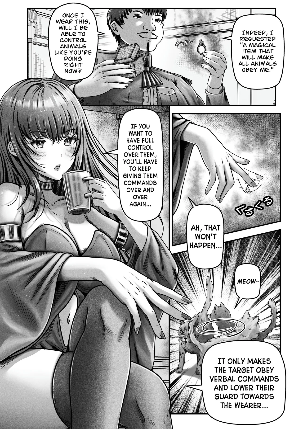 Hypnotized Sage ~The centennial female sage who couldn’t resist her own hypnosis magic~ page 4 full