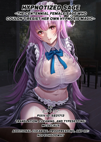 [Seika Kairaku Shoten (Eltoria, mkiBurger, norino)]  Hypnotized Sage ~The centennial female sage who couldn’t resist her own hypnosis magic~ cover