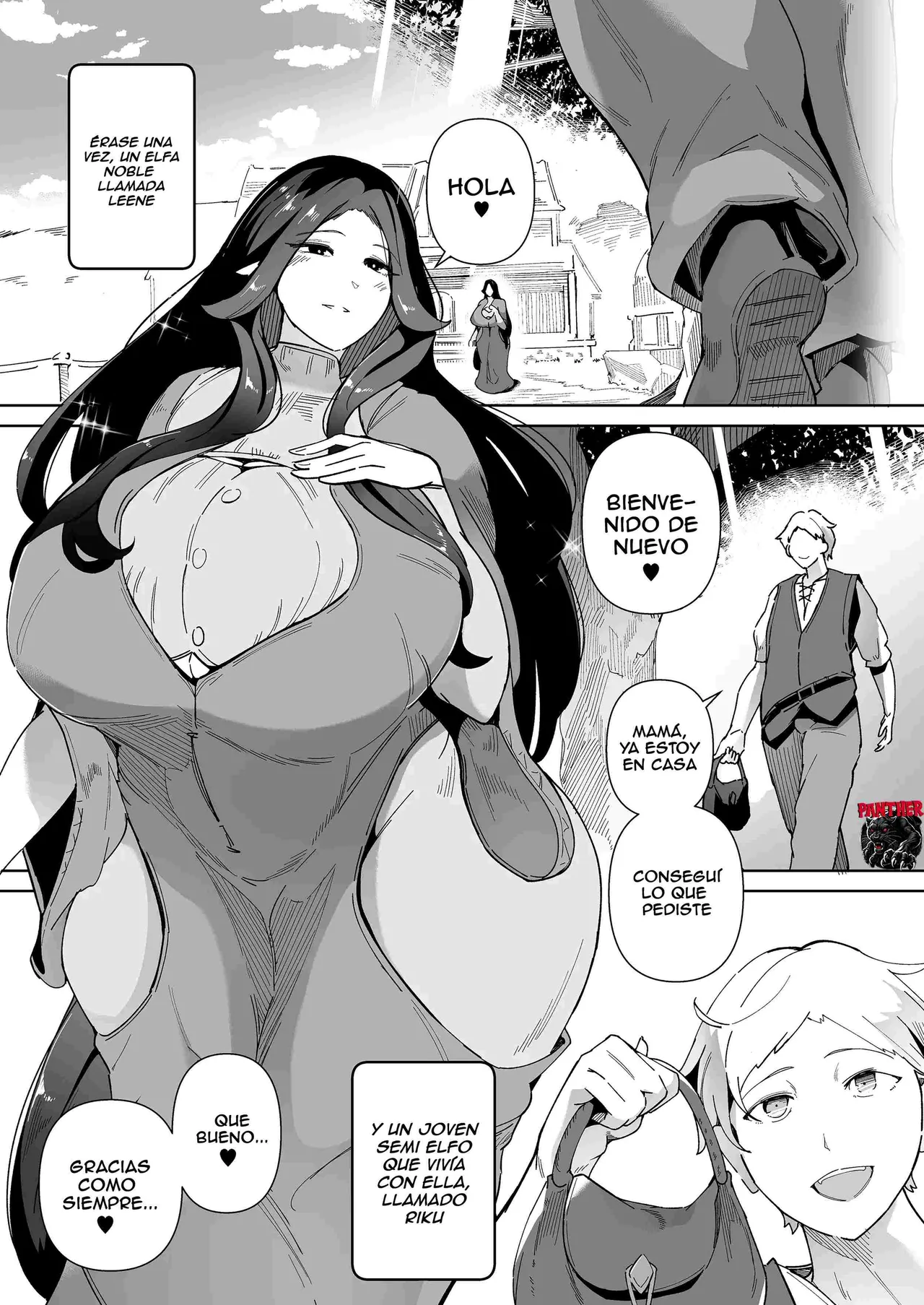 Elf no Youbo ~Aisuru Mama to Ecchi na Shikitari | Madre Elfa Adpotiva page 3 full