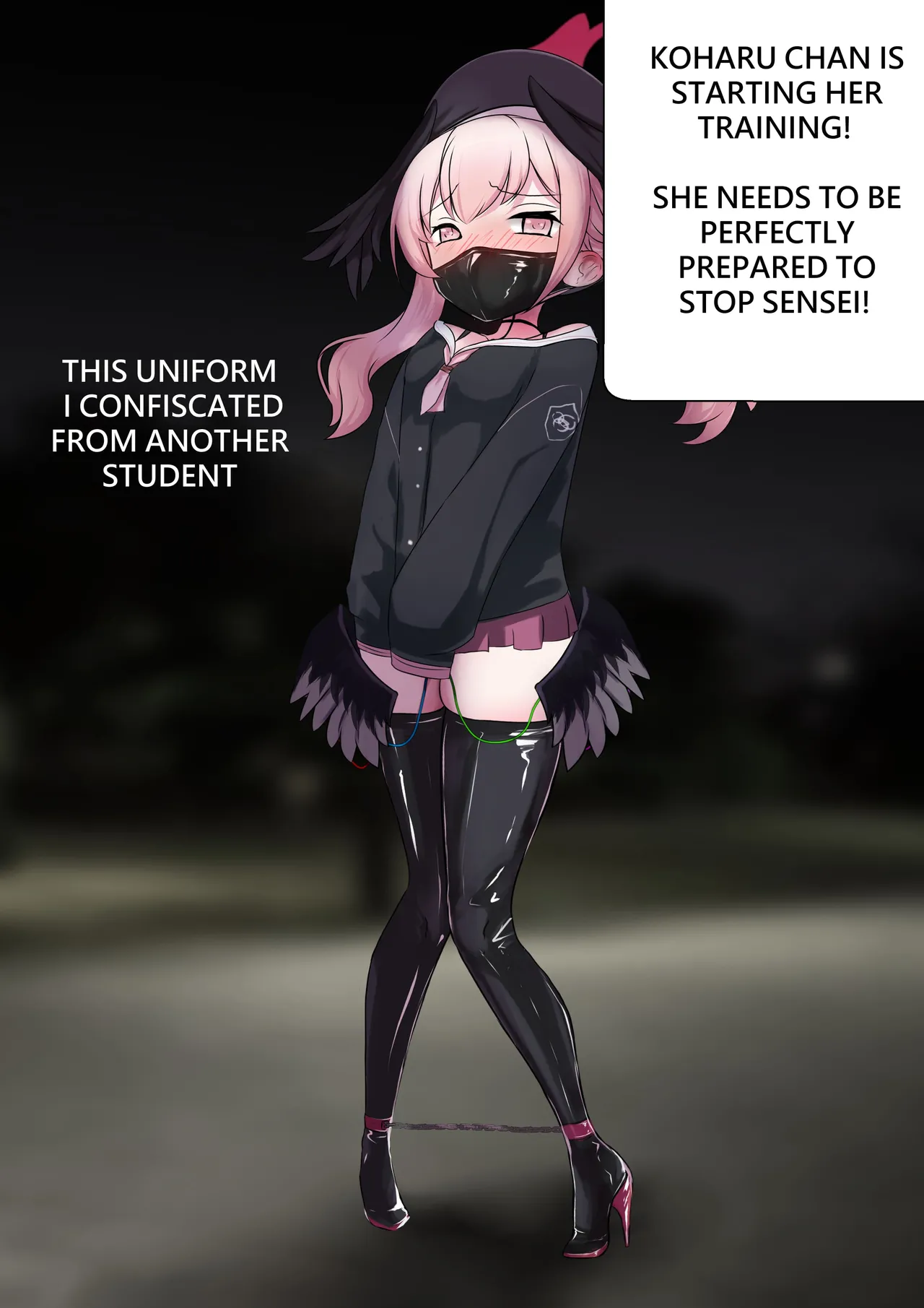 コハルちゃんの妄想特訓 ENG page 2 full