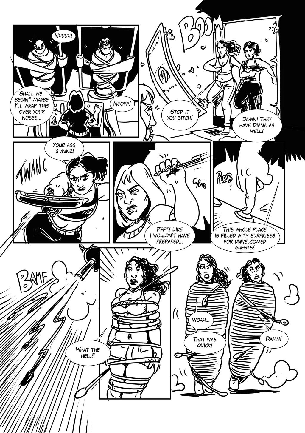 Mummified Superheroines page 10 full