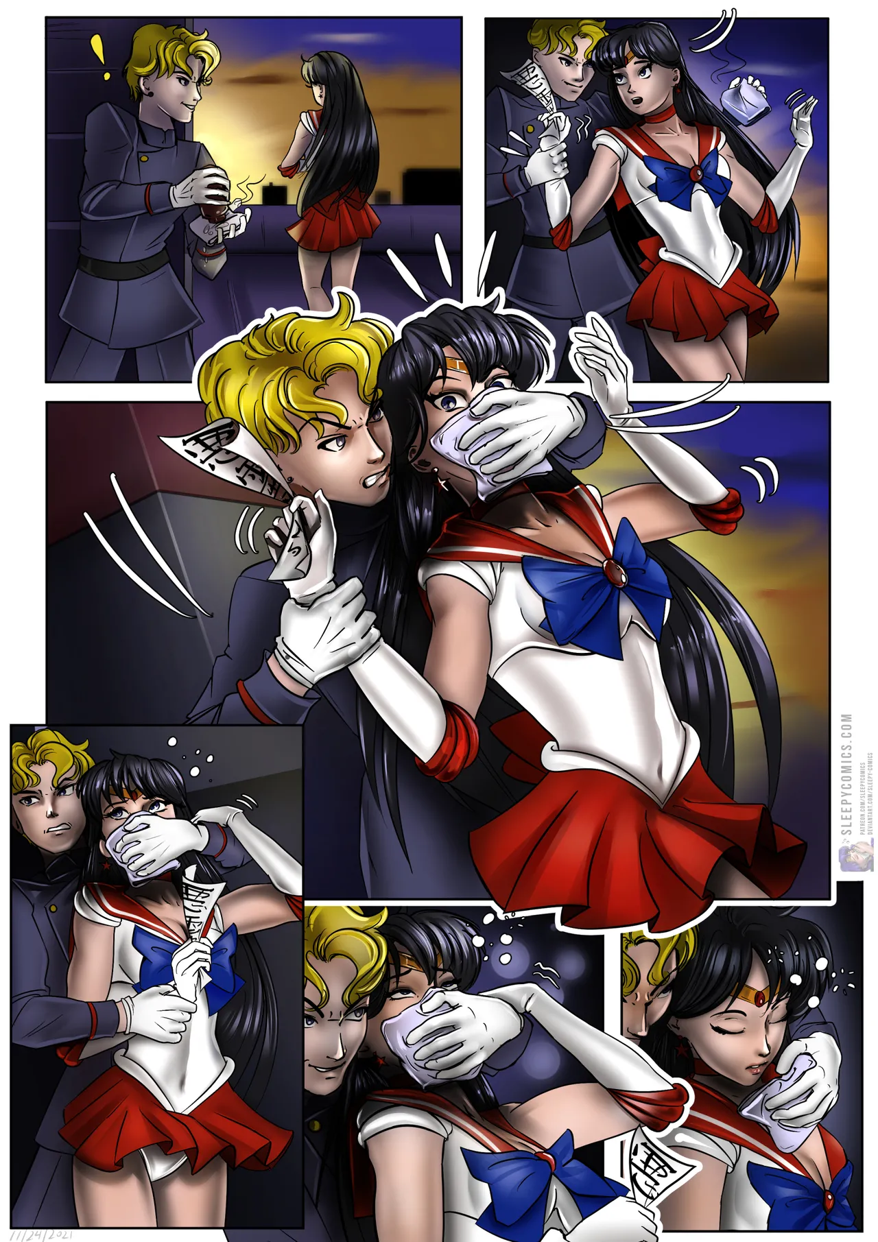 Sailor Moon Getting Kidnapped by Moonlight page 1 full
