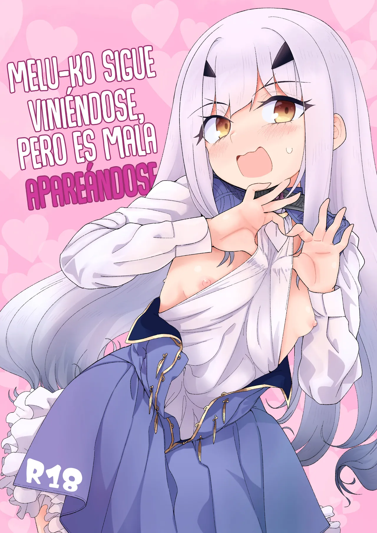 Melu-ko wa Guigui Kuru ga Koubi ga Doheta. | Melu-ko sigue viniéndose, pero es mala apareándose. page 1 full