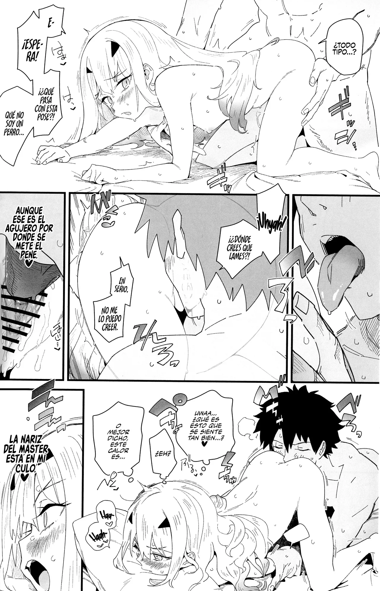 Melu-ko wa Guigui Kuru ga Koubi ga Doheta. | Melu-ko sigue viniéndose, pero es mala apareándose. page 11 full