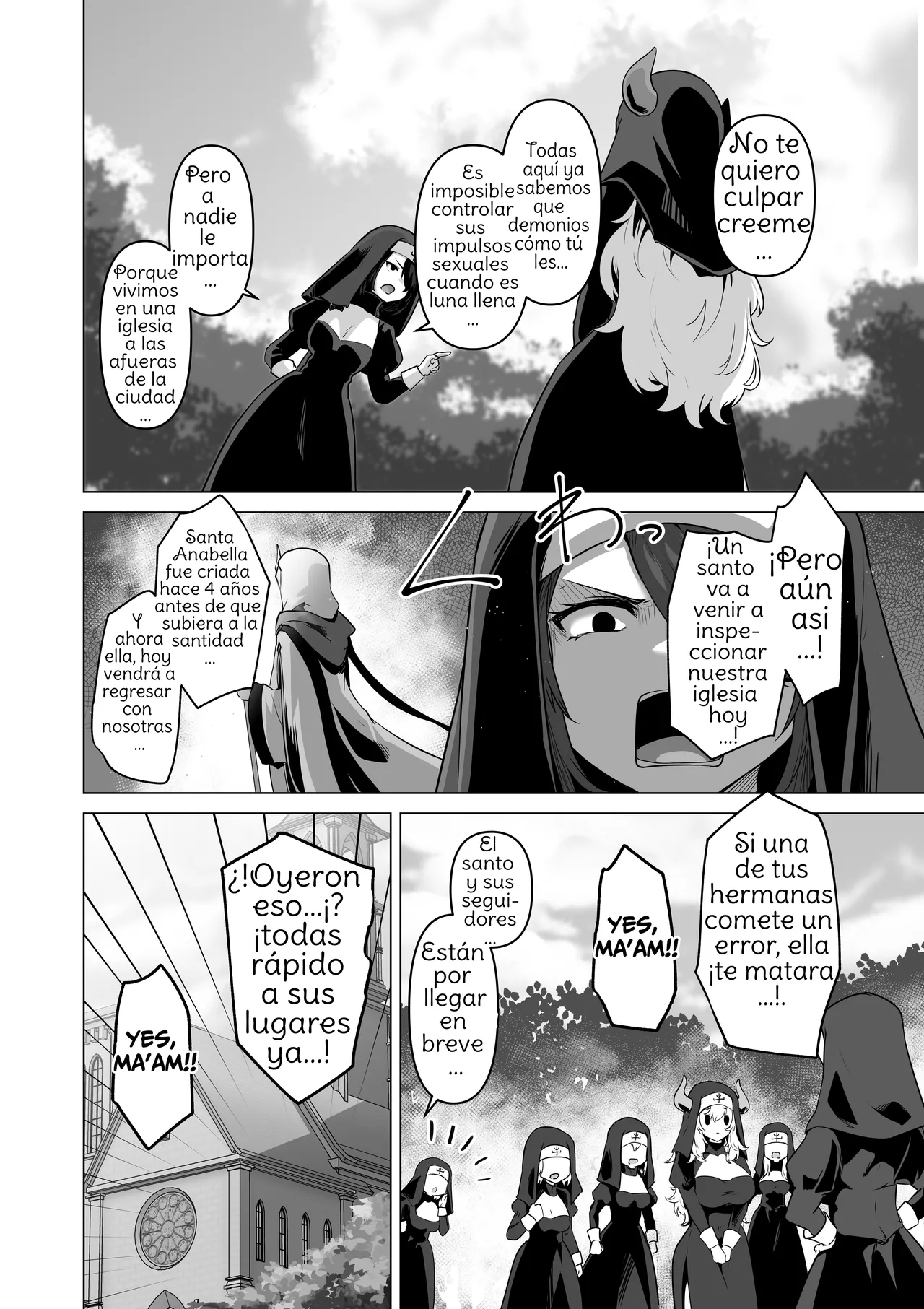HASHIOKI  Sono Karada de Sister wa Muri desho No Way She's A Nun With THAT Bod Spanish page 6 full