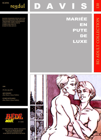 [Bédé Adult 130] Alan Davis [= Jean Pailler] - Mariée en pute de luxe cover