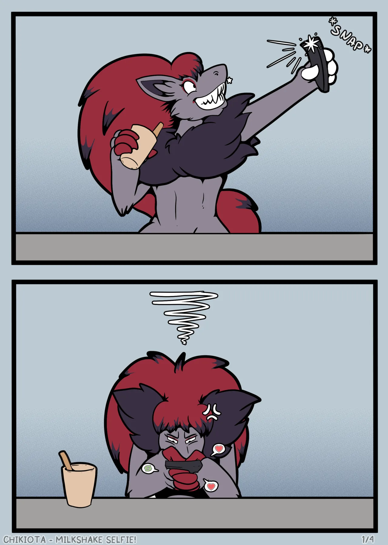 Milkshake Selfie, Hard Times & Punishment page 1 full