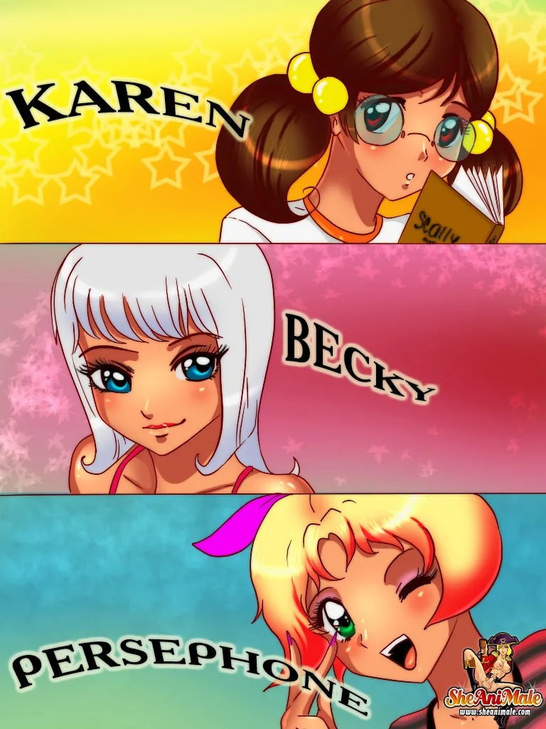 Karen, Becky,& Persephone page 1 full