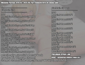 [Monaim] Patreon 2019/02~2025/05 Tier2 Reward(2025-05 omake add) cover
