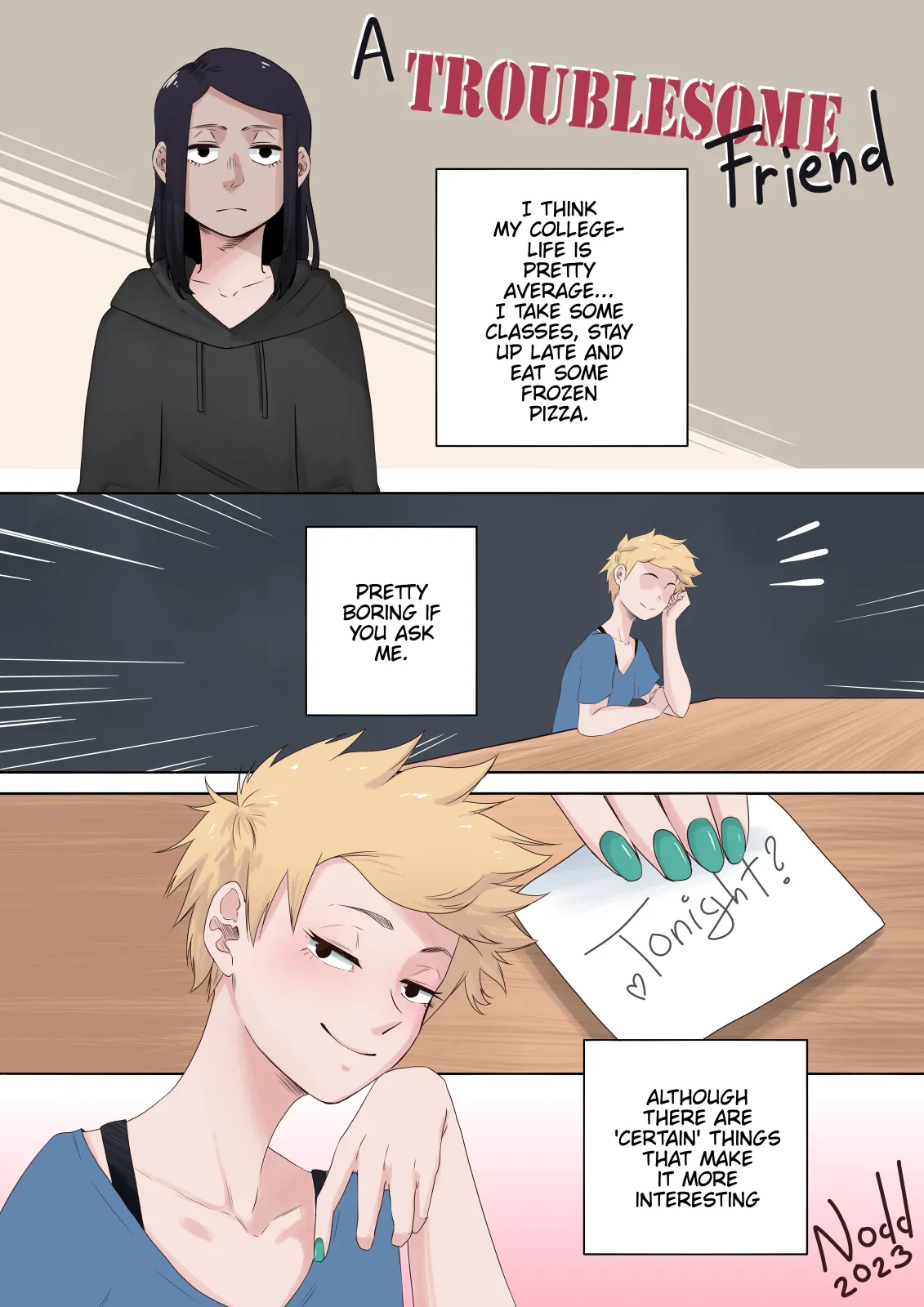 A Troublesome Friend page 1 full