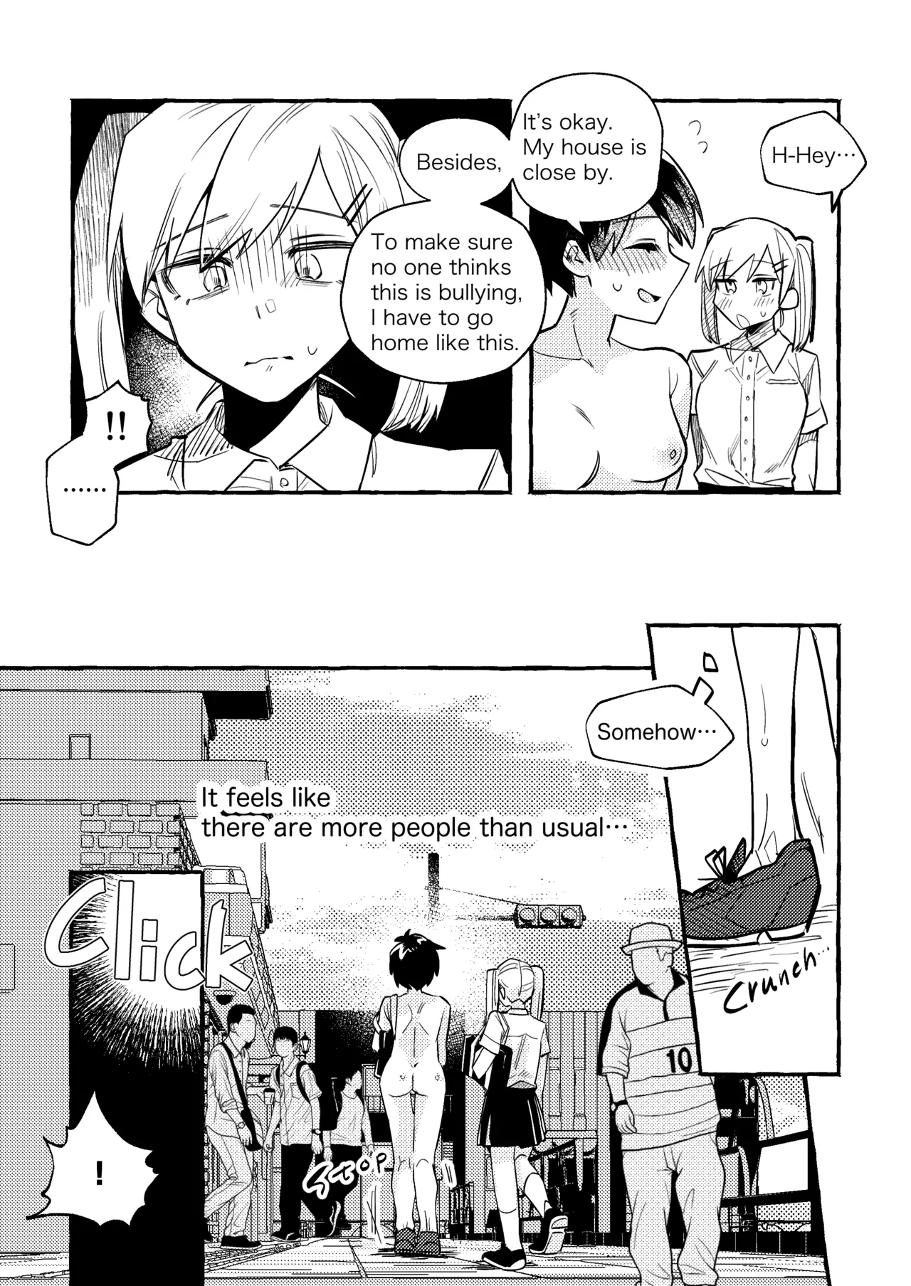 The Black-Haired Woman Who Cheerfully Accepts Her Friend’s Full-Nude Penalty 1-2 page 9 full