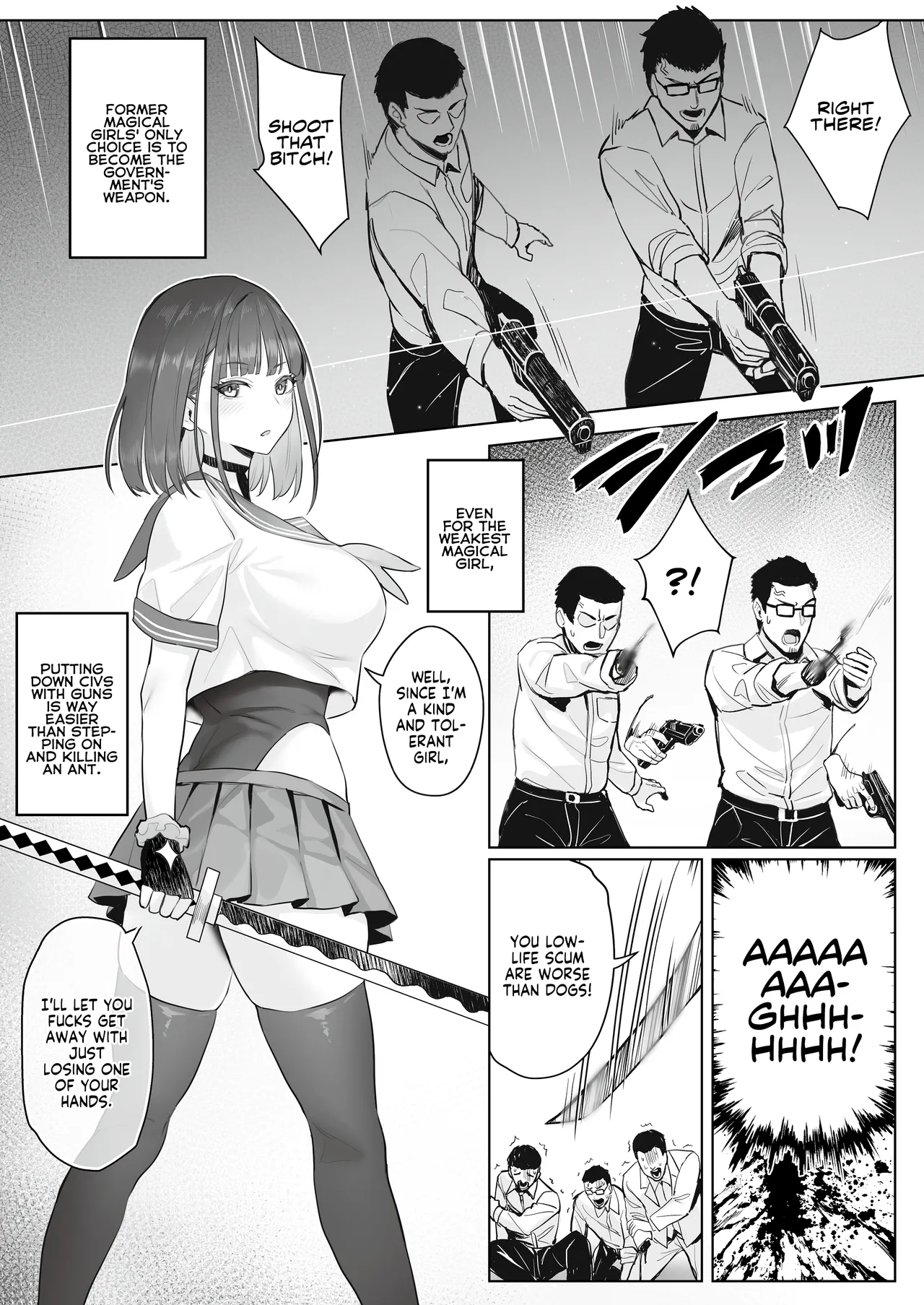 Moto Mahou Shoujo no Shigoto Hanashi Ao Zenjitsutan | Former Magical Girl Blue's Work: The Prequel page 11 full