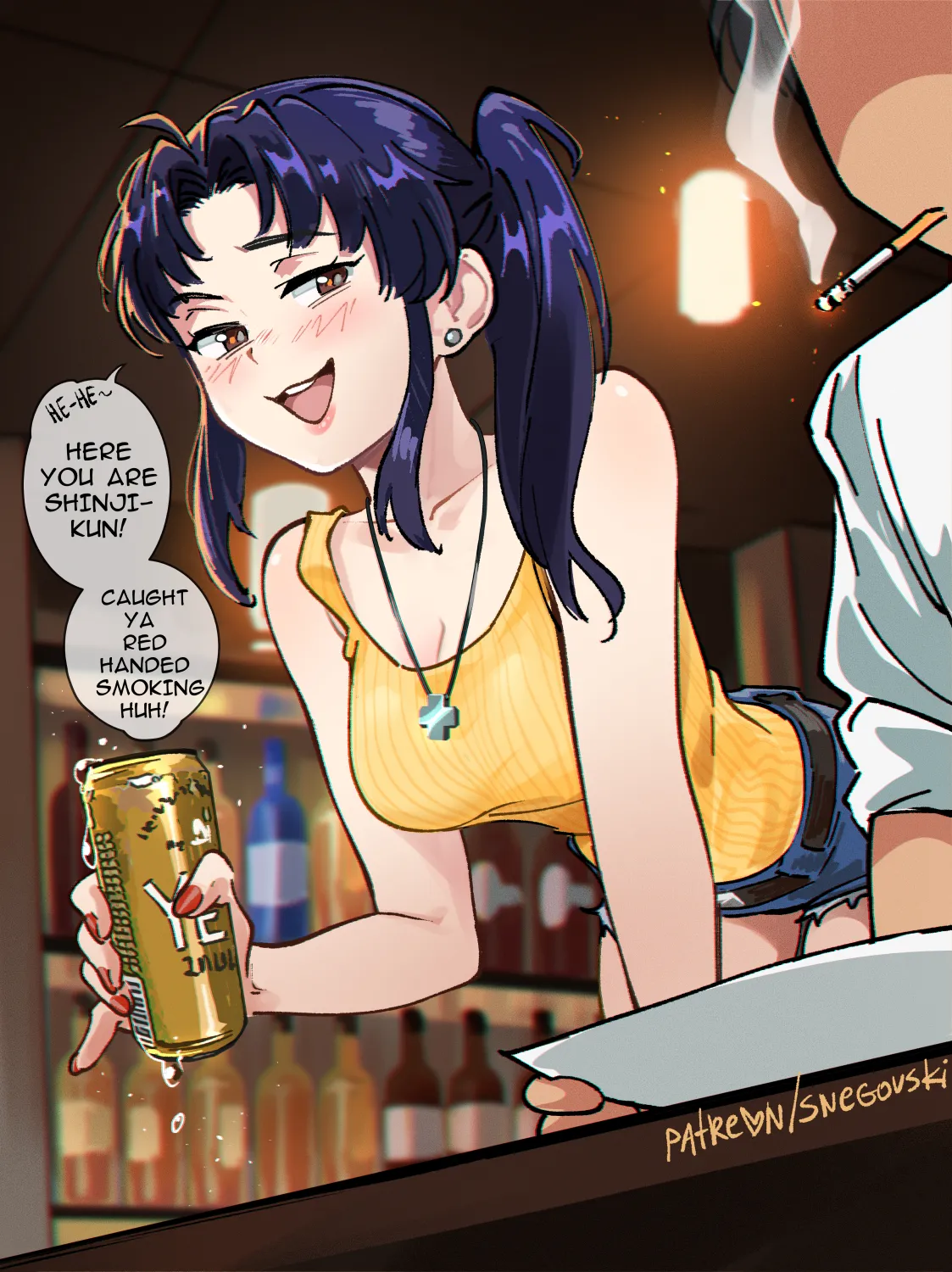 Misato x Black Lagoon page 1 full