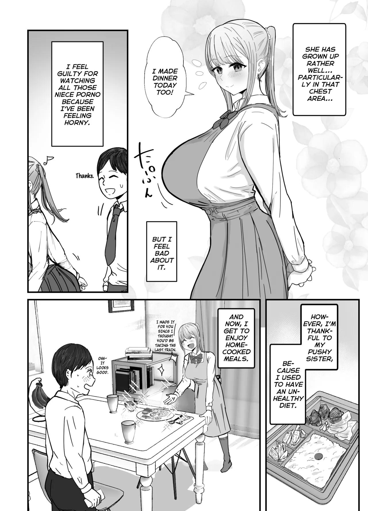 Doukyo Shiteru Bakunyuu Meikko JK wa Amayaka Sex de Shachiku Ryman o Mei Ippai Iyashite Kureru | My busty niece, a high school girl living with me, gives me a lot of comfort through sweet sex. page 8 full
