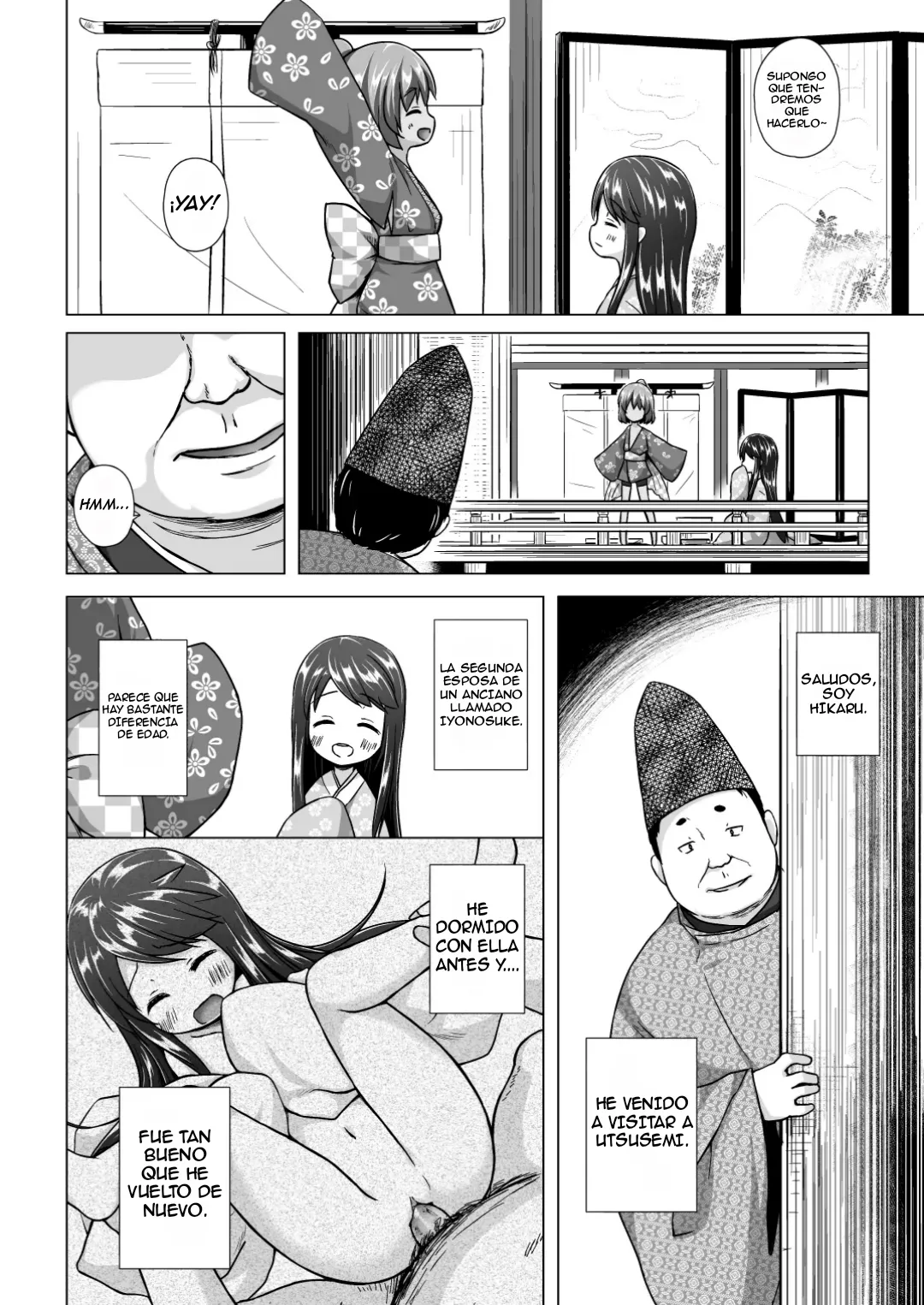 Hikari no Kimi no Saganaki Keikaku <Nokiba no Ogi>｜El Astuto Plan de Lord Hikaru <Nokiba no Ogi> page 4 full