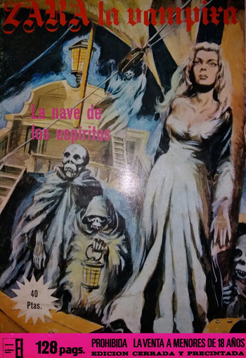 Zara la Vampira #10 (La nave de los espíritus) [Spanish] cover