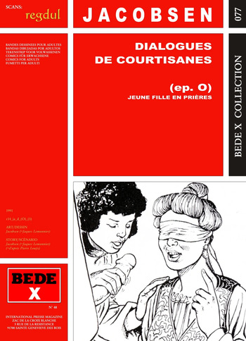 [Bede X 77] Jacobsen [= Jacques Lemonnier] & Pierre Louÿs - Dialogues de Courtisanes : Jeune filles en prières cover
