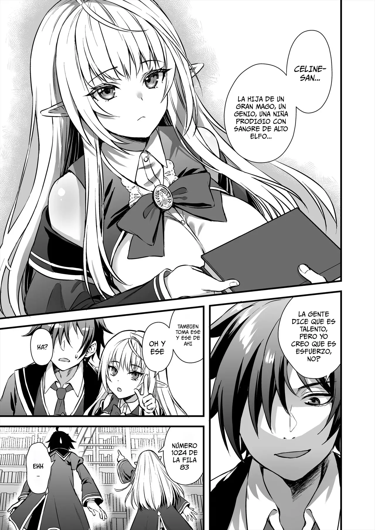 El desertor de la academia de magia, intente hechizar a una elfa genio para desnudarla page 4 full