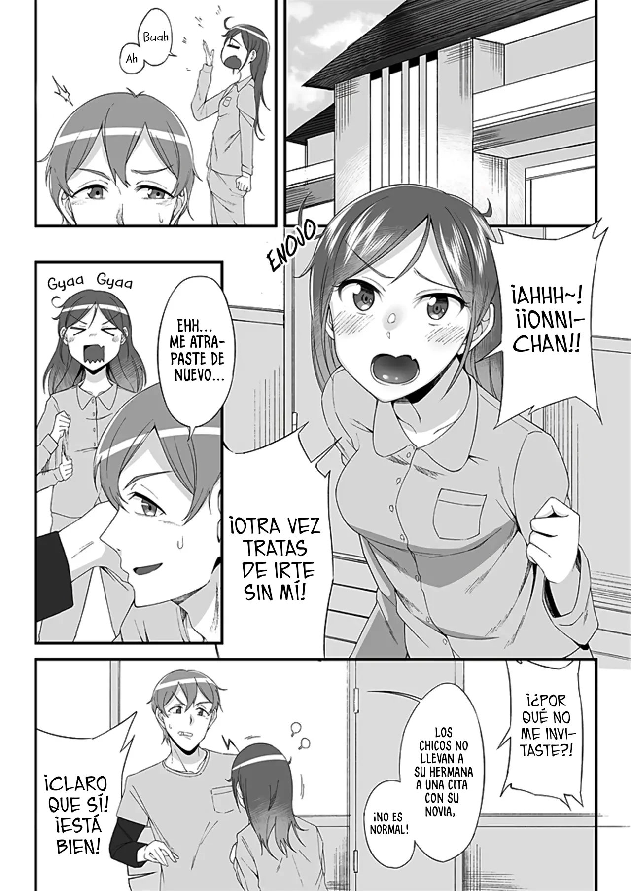 ''Imouto no Karada no Kanojo'' to ''Kanojo no Karada no Imouto'', Docchi no Naka ga Kimochi Ii？1｜Mi Hermana y Mi Novia Cambiaron de Cuerpo, ¿Cuál Interior se Siente Mejor？1 page 3 full