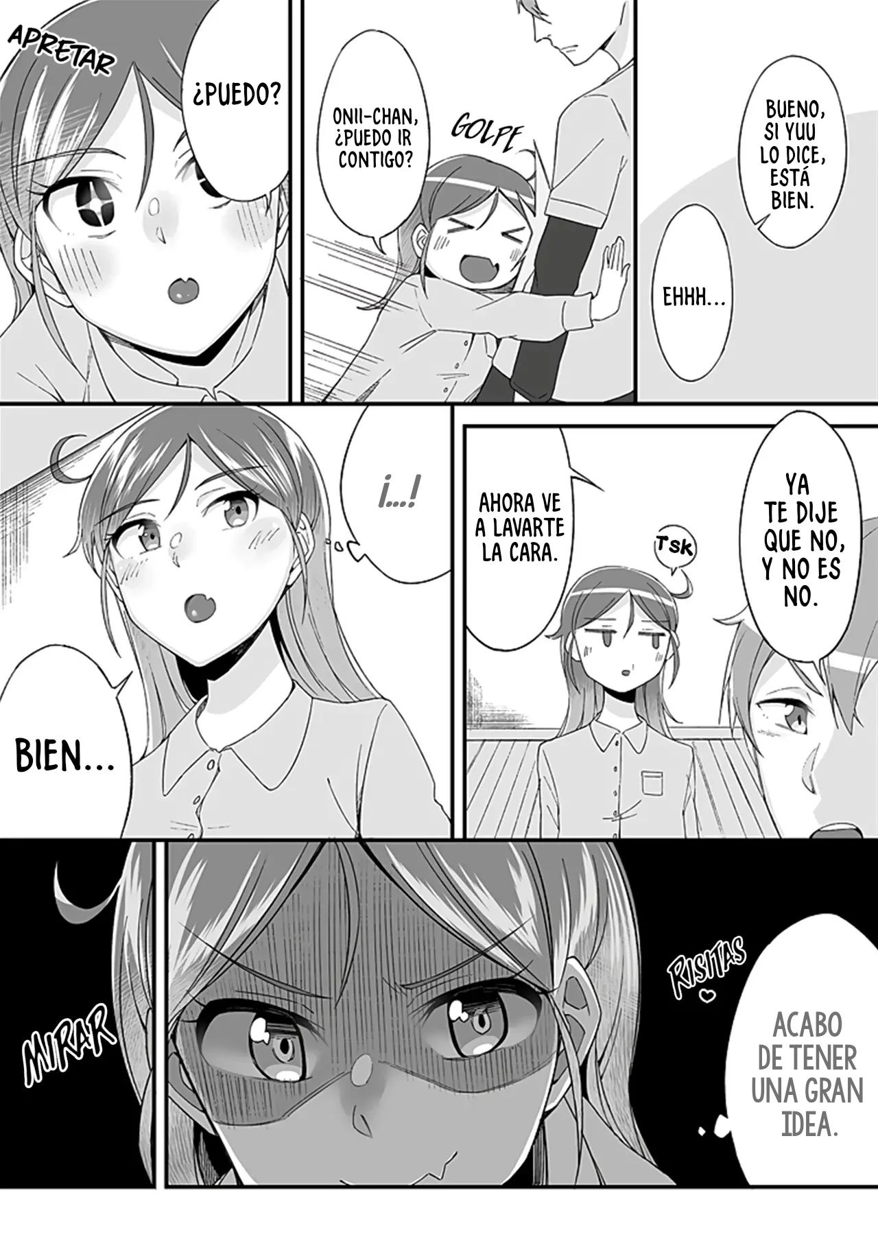 ''Imouto no Karada no Kanojo'' to ''Kanojo no Karada no Imouto'', Docchi no Naka ga Kimochi Ii？1｜Mi Hermana y Mi Novia Cambiaron de Cuerpo, ¿Cuál Interior se Siente Mejor？1 page 5 full