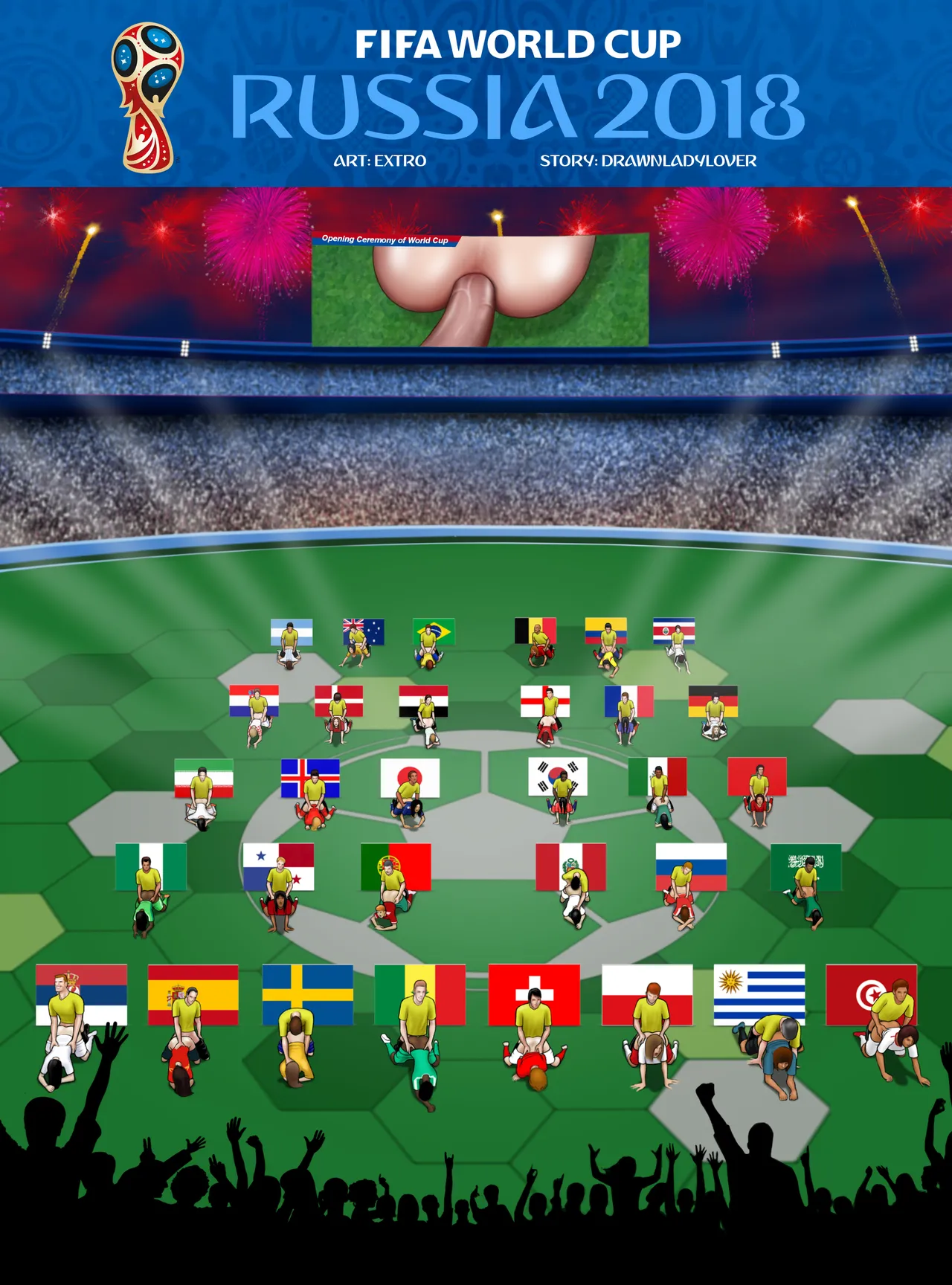 FIFA World Cup Russia 2018 - Soccer Hentai page 1 full