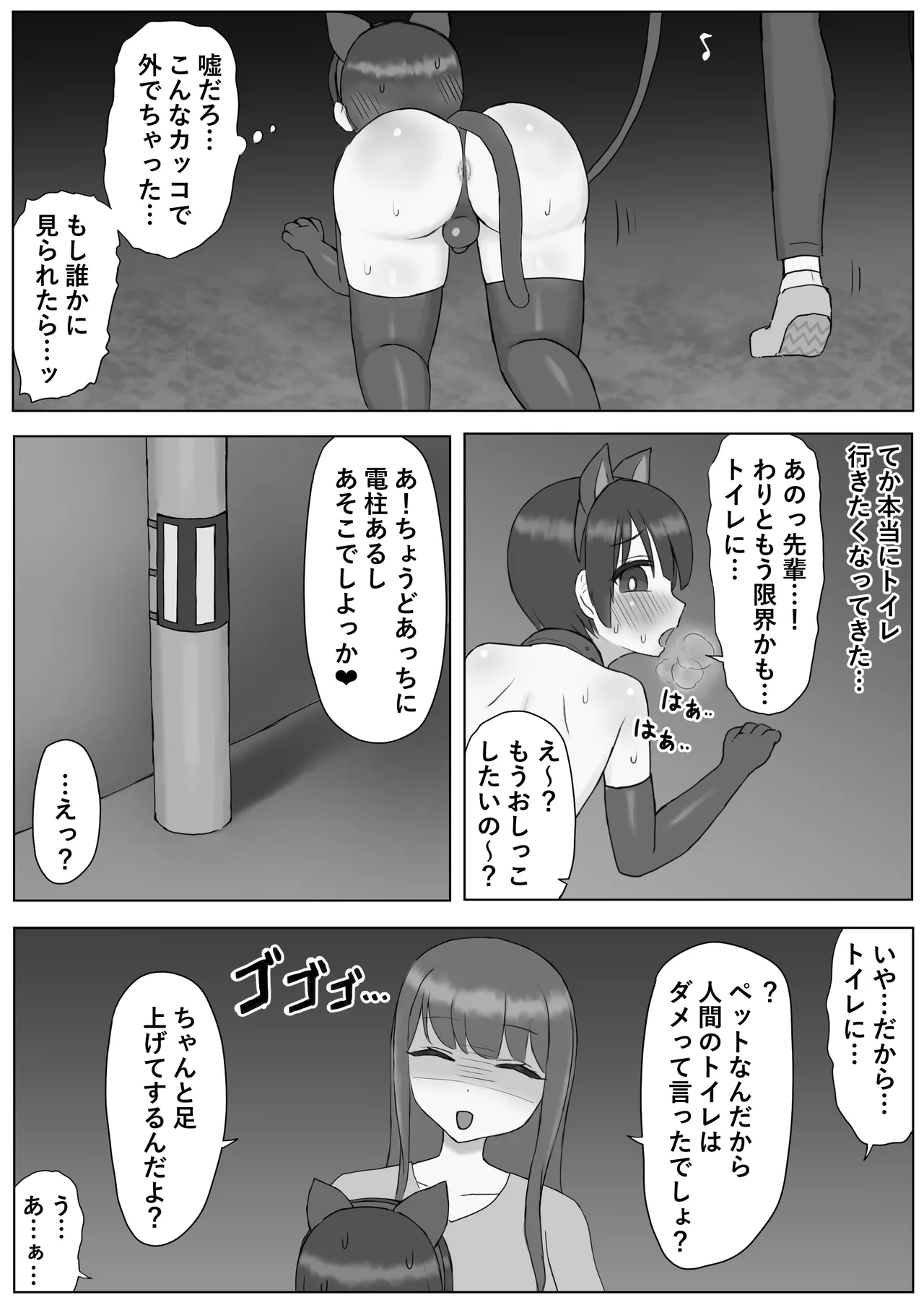 ふたなり年上彼女のペット兼マゾオナホにされちゃいました… page 11 full