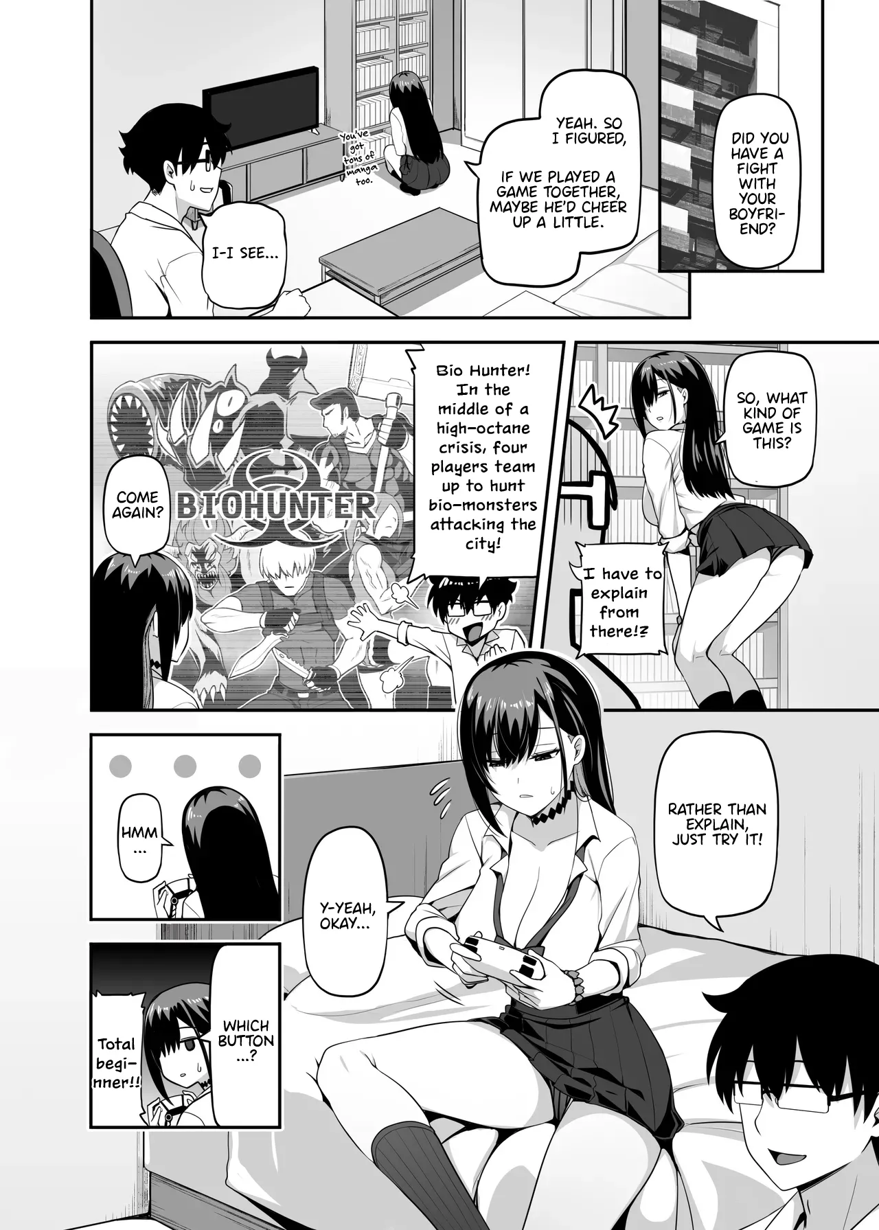Class no Gal ga Uchi ni Kite, Issho ni Hunting Action Yattemita Ken | That time Gal from my class came over and we tried out A Hunting Game together. page 5 full