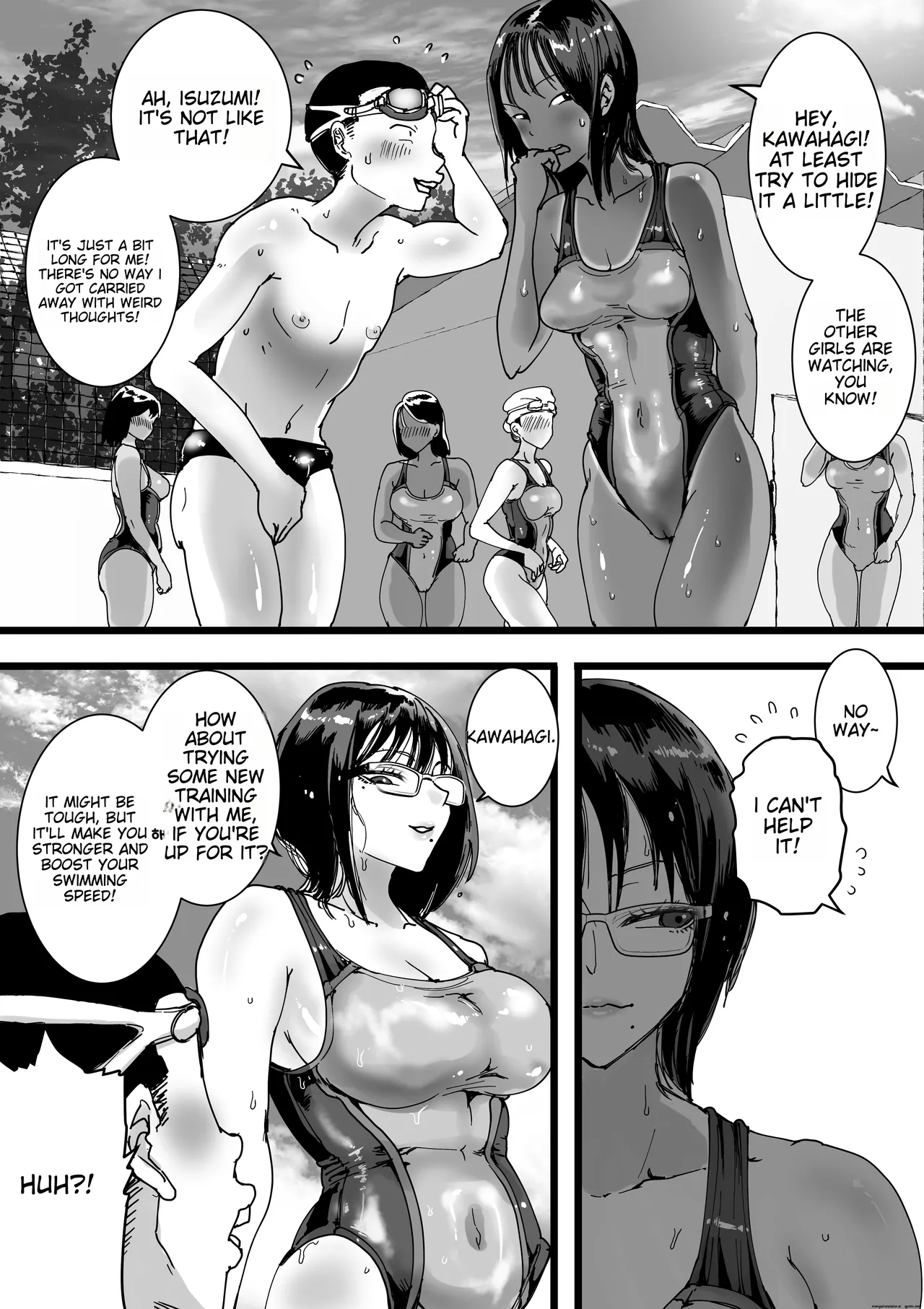 Amane-san - The Lascivious Female Teacher's Nest: The Pool Shower is a Sex Room page 5 full