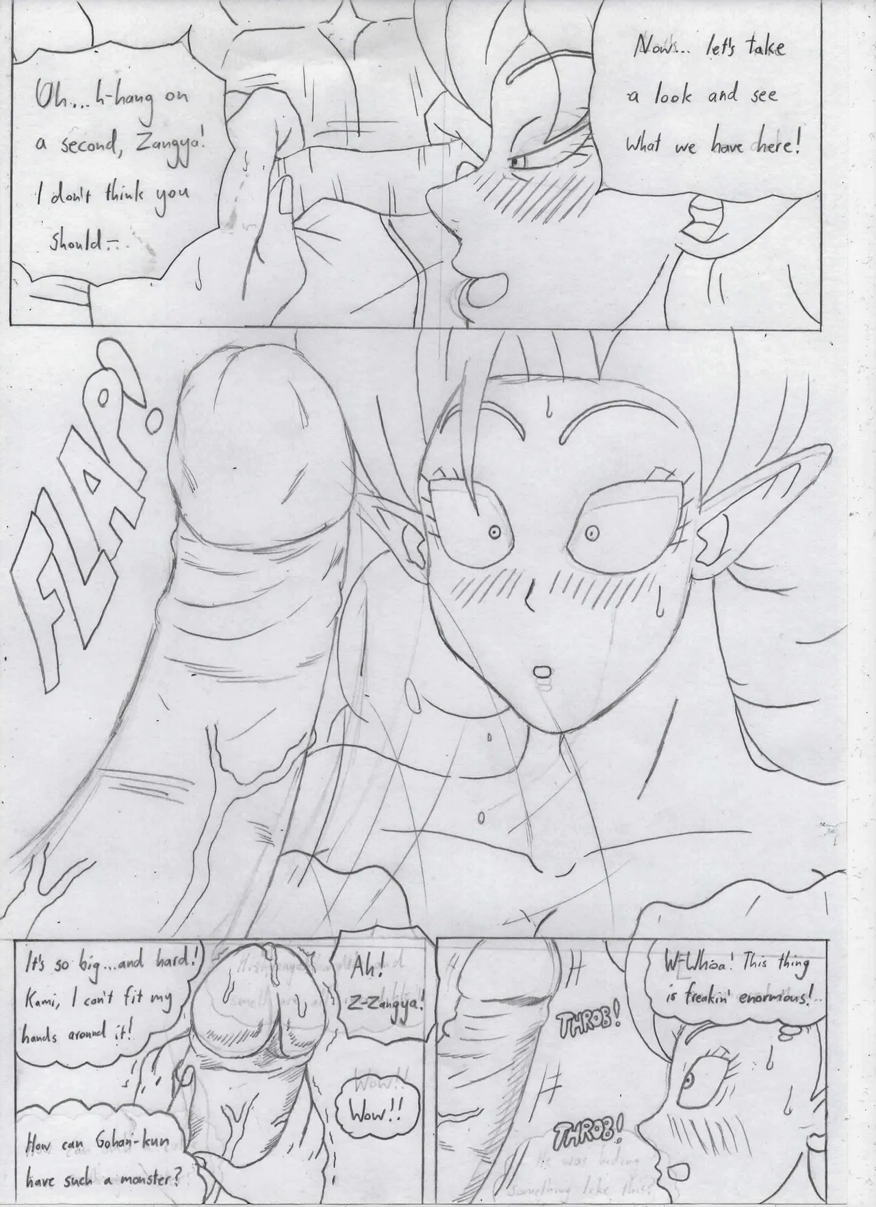 Gohan X Zangya: Fiery Lake page 11 full