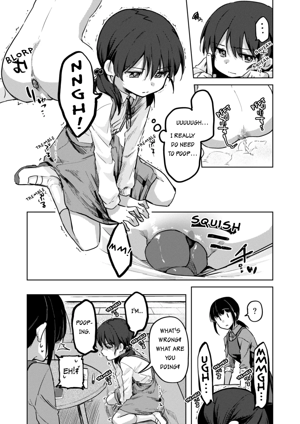 Flat-chested girl pooped her panties because she didn’t want to go to the toilet page 2 full