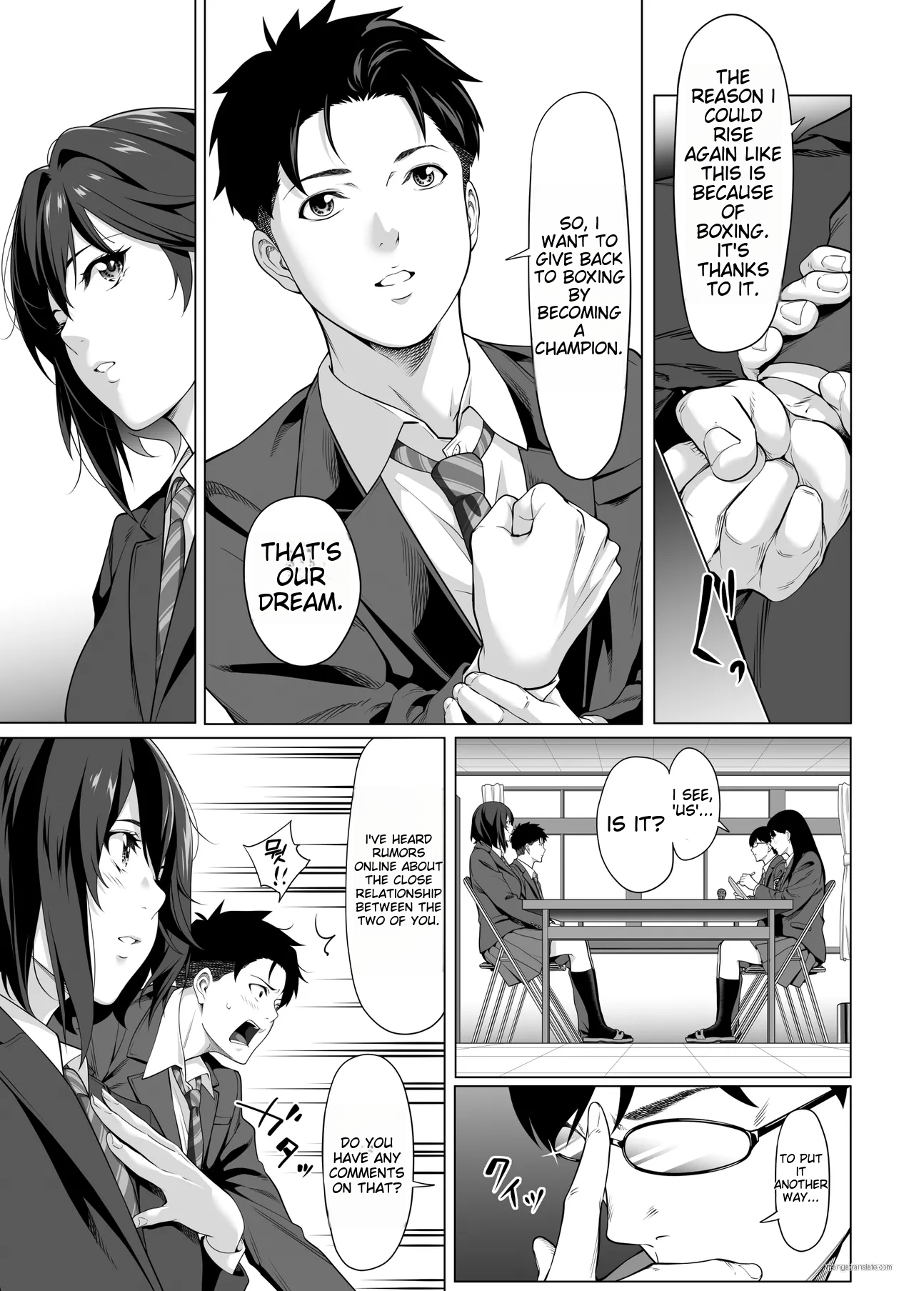 On a shivering night... ~The reason why I gave my body to a scumbag junior~ Part 1 page 4 full