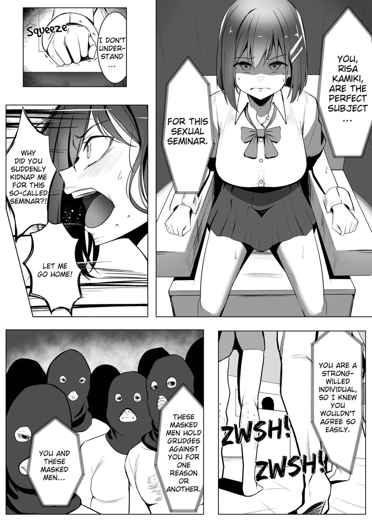 Oshioki Game ~Kyousei Shisetsu de Namaiki Musume o Choukyou Shimasu~ | Punishment Game - Training up a Cheeky Girl at a Sex Facility. page 6 full