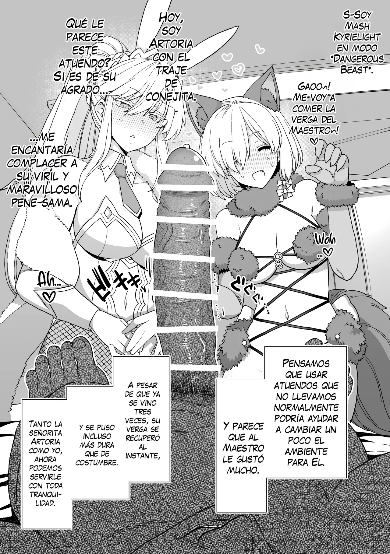 Artoria to Mash, Goblin Kan - Artoria y Mash, Goblin Rape page 10 full