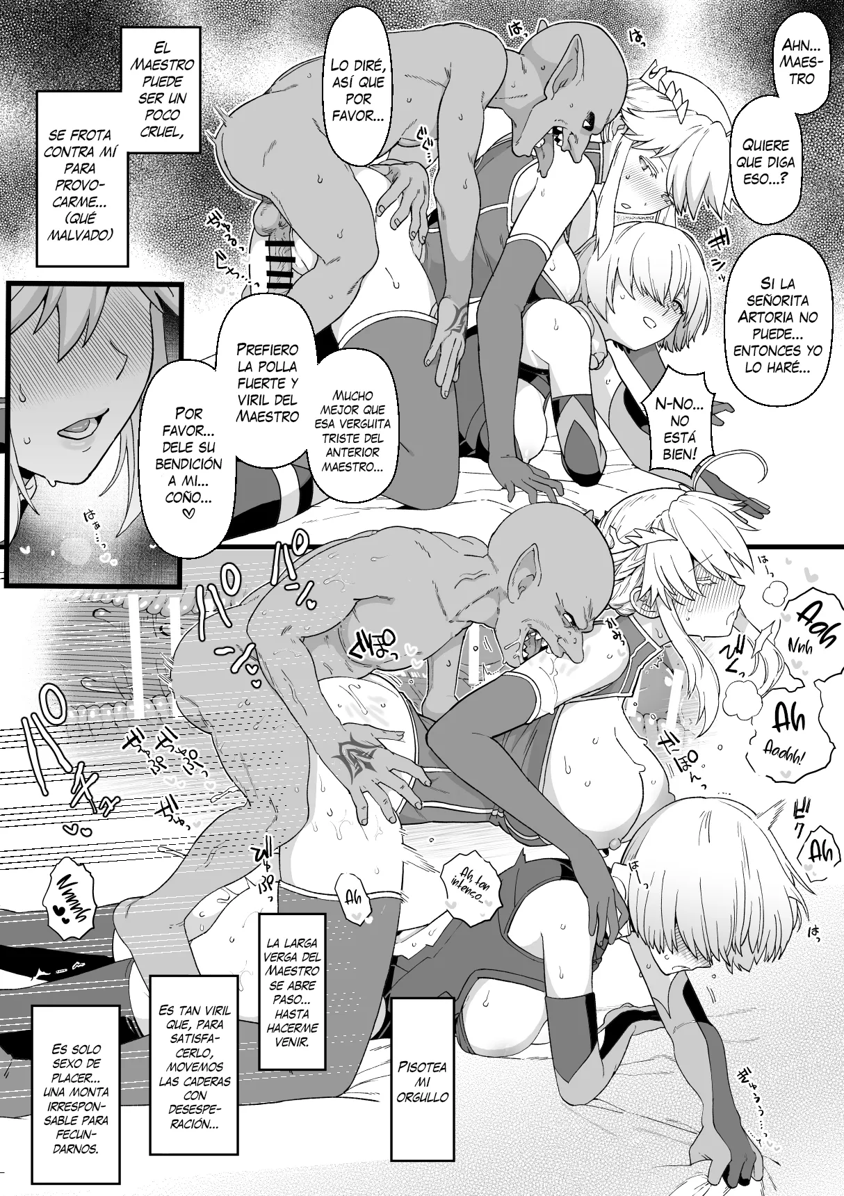 Artoria to Mash, Goblin Kan - Artoria y Mash, Goblin Rape page 5 full
