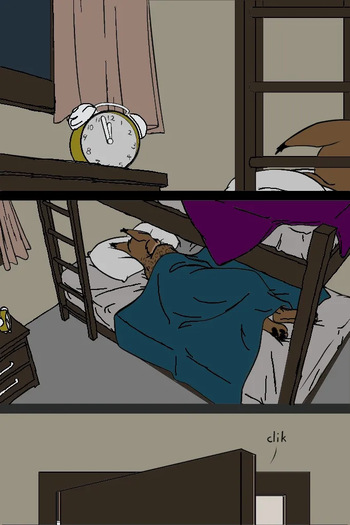 black kitten - Mornings -color cover