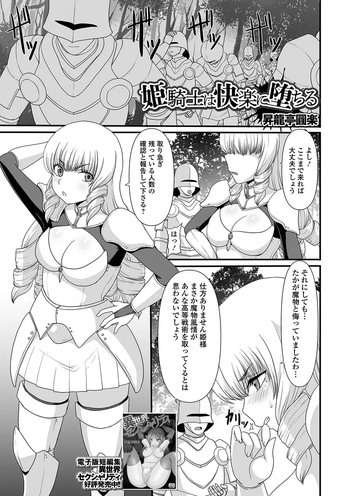 [Shoryutei Enraku] Hime Kishi wa Kairaku ni Ochiru (Isekai Musume to no Kousetsu Vol.9) [Digital] cover